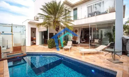 Sobrado com 4 suítes à venda, 371 m² por R$ 2.760.000,00 - Jardim Residencial Alto De Itaici - Inda
