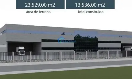 Galpão industrial com estrutura inovadora para venda ou locação