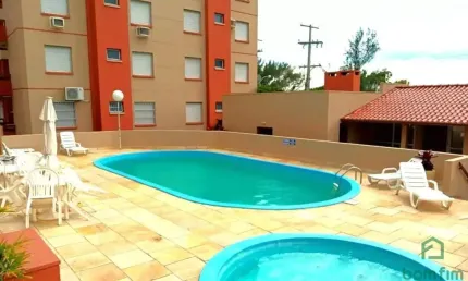 Apartamento 1 dorm. para venda, todo mobiliado, Capao Novo/RS. - AP2391