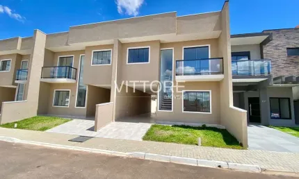 Sobrado em condomínio 135m² - 03 dormitórios - costeira - são josé dos pinhais
