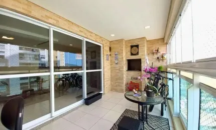 Apartamento para Venda em Santos, Ponta da Praia, 3 dormitórios, 2 suítes, 4 banheiros, 2 vagas