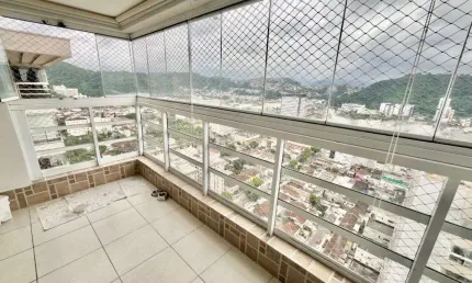 Apartamento para venda em santos, vila belmiro, 3 dormitórios, 2 suítes, 4 banheiros, 2 vagas