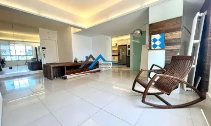 Apartamento para locação em santos, pompéia, 3 dormitórios, 2 suítes, 4 banheiros, 1 vaga