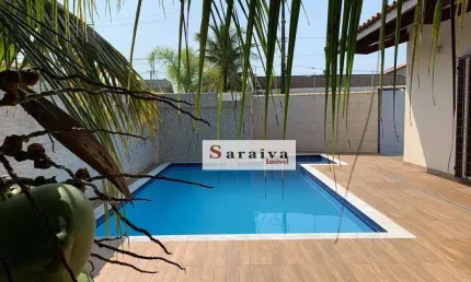 Casa com 3 dormitórios à venda, 129 m² por R$ 650.000,00 - Jardim Mar E Sol - Peruíbe/SP