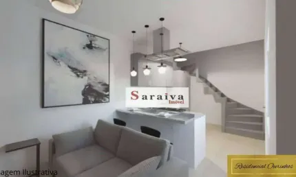 Apartamento com 2 dormitórios à venda, 44 m² por R$ 317.000,00 - Jardim Alvorada - Santo André/SP