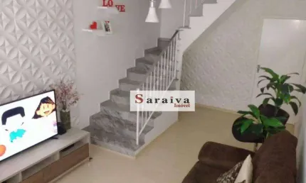 Sobrado com 4 dormitórios à venda, 250 m² por R$ 630.000,00 - Vila Eldízia - Santo André/SP