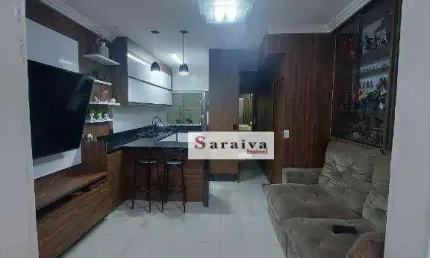 Sobrado com 2 dormitórios à venda, 115 m² por R$ 500.000,00 - Vila Humaitá - Santo André/SP