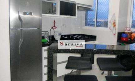 Apartamento com 2 dormitórios à venda, 49 m² por R$ 330.000,00 - Vila Palmares - Santo André/SP