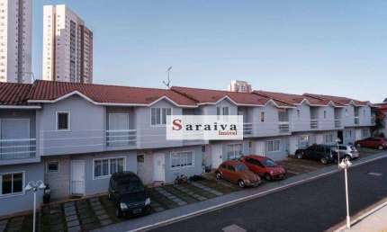 Sobrado com 3 dormitórios à venda, 118 m² por R$ 900.000 - Vila Homero Thon - Santo André/SP