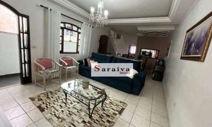 Sobrado com 4 dormitórios à venda, 300 m² por R$ 1.272.000,00 - Vila Camilópolis - Santo André/SP
