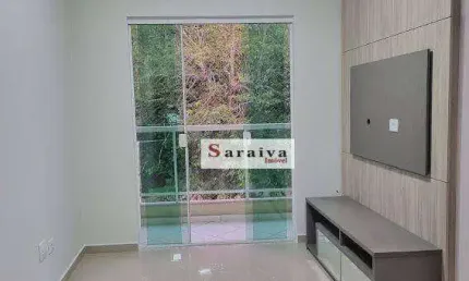 Apartamento com 2 dormitórios à venda, 62 m² por r$ 350.000 - jardim santo alberto - santo andré/sp