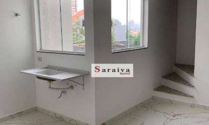 Cobertura com 2 dormitórios à venda, 105 m² por R$ 610.000,00 - Campestre - Santo André/SP