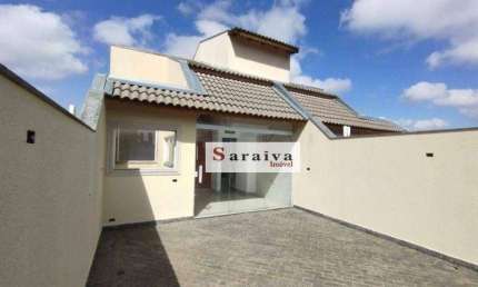 Cobertura com 3 dormitórios à venda, 107 m² por R$ 620.000,00 - Campestre - Santo André/SP