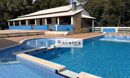 Chácara com 5 dormitórios à venda, 12000 m² por r$ 1.100.000,00 - riacho grande - são bernardo do campo/sp