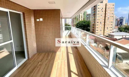 Apartamento com 2 dormitórios à venda, 79 m² por r$ 550.000,00 - tupi - praia grande/sp