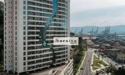 Sala à venda, 43 m² por r$ 180.000 - valongo - santos/sp