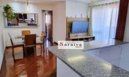 Apartamento com 3 dormitórios à venda, 75 m² por R$ 640.000,00 - Vila Valparaíso - Santo André/SP