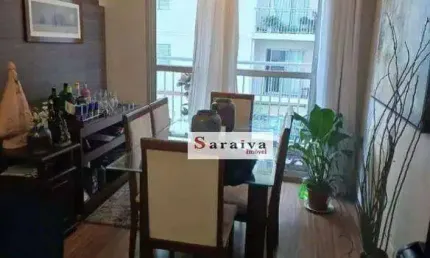 Apartamento com 3 dormitórios à venda, 67 m² por R$ 445.000 - Vila Homero Thon - Santo André/SP