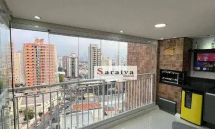 Apartamento com 2 dormitórios à venda, 72 m² por R$ 695.000,00 - Vila Valparaíso - Santo André/SP
