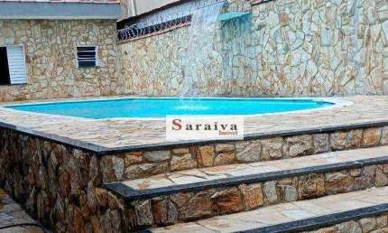 Casa com 3 dormitórios à venda, 91 m² por R$ 585.000,00 - Balneário Cavalo Marinho - Mongaguá/SP