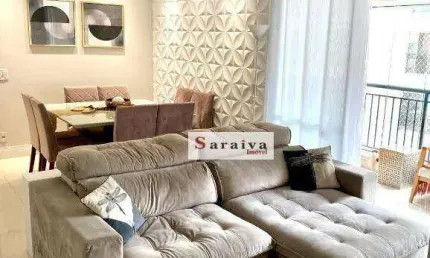 Apartamento com 3 dormitórios à venda, 106 m² por R$ 1.275.000 - Baeta Neves - São Bernardo do Campo/SP