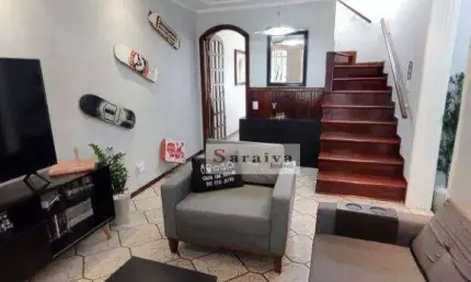 Sobrado com 3 dormitórios à venda, 135 m² por R$ 550.000 - Parque dos Pássaros - São Bernardo do Campo/SP