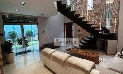 Sobrado com 3 dormitórios à venda, 295 m² por R$ 1.600.000 - Jordanópolis - São Bernardo do Campo/SP