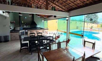 Chácara com 3 dormitórios à venda, 2000 m² por R$ 1.280.000,00 - Chácara Recreio Internacional - Suzano/SP