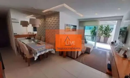LIVE VENDE: Linda Cobertura com 3 quartos, suíte, 2 vagas, 142 m² por R$ 1.440.000 - São Francisco - Niterói/RJ