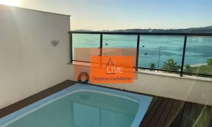 LIVE VENDE: Linda Cobertura linear 3 quartos com lazer, 3 vagas em Charitas, Niterói por R$ 2.200.000,00
