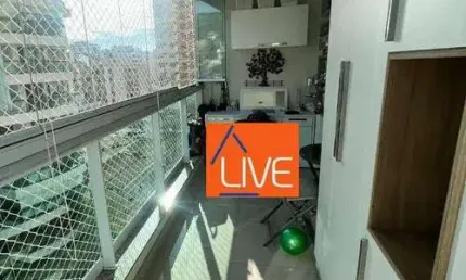 Live Vende: Excelente apartamento com 3 quartos, varanda gourmet, 2 vagas e lazer completo por R$ 1.240.000