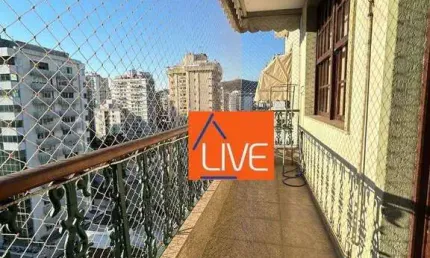 Live vende: apartamento com 3 quartos à venda, vaga e varanda com 120 m² por r$ 800.000 - icaraí - niterói/rj