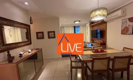 LIVE VENDE: BAIXOU!!!! Lindo Apartamento com 2 quartos,suíte, vaga, varanda e lazer completo, 87 m² por R$ 760.000 - Vital Brasil - Niterói/RJ
