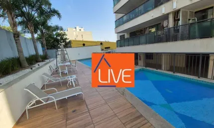 Live vende excelente apartamento com 3 quartos 1 suíte, lazer completo, varanda, 1 vaga, pronto para morar.