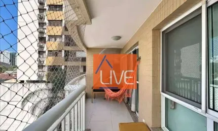 Live vende: ótimo apartamento com 3 quartos, varanda, vaga, lazer, 105 m² por r$ 1.100.000 - icaraí - niterói/rj