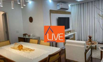 LIVE VENDE : Lindo apartamento todo reformado, 1 vaga, 2 quartos, 81m²