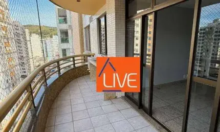 Live vende: excelente apartamento com 3 quartos, vaga, lazer, varanda, 111 m² por r$ 998.000 - icaraí - niterói/rj