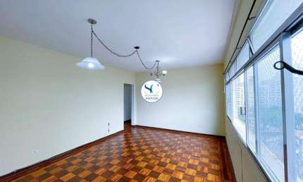 Apartamento para venda, uma quadra da praia no Embaré- Santos/SP