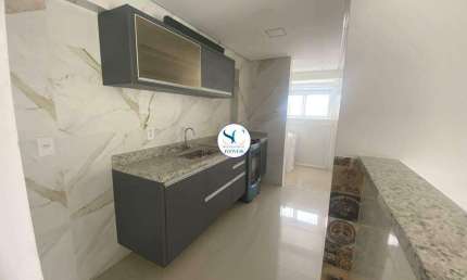 Aluga-se apartamento de 02 dormitórios no bairro de Embaré em Santos.