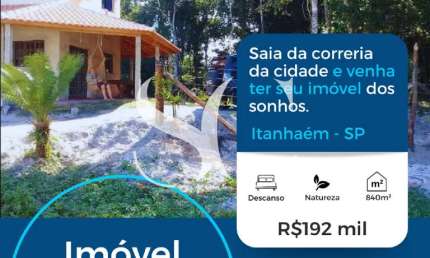 Refúgio dos Sonhos: Chácara Encantadora em Itanhaém ao Lado do Rio Preto