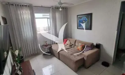 Apartamento de 03 quartos com varanda no bairro de boqueirão em santos