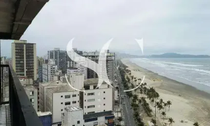 Vende-se apartamento de 01 dormitório vista mar no bairro de ocian em praia grande