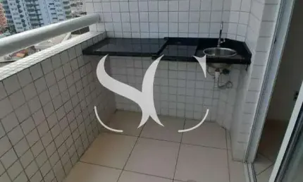 Vende-se apartamento de 01 Dormitório com Vista Mar, Lazer, no bairro de Caiçara em Praia Grande
