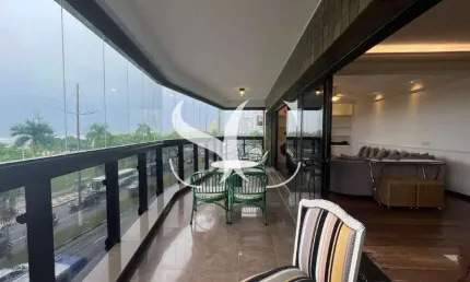Aluga-se apartamento alto padrão frente e vista mar no bairro de Pompéia em Santos