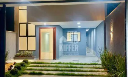 Casa moderna com 3 quartos (1 suíte), piscina e área gourmet – fino acabamento – próxima da praia