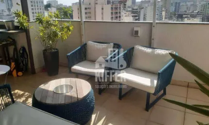 Cobertura com 2 quarto à venda, 140 m² por r$ 1.200.000 - icaraí - niterói/rj