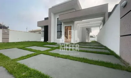 Casa com 3 dormitórios à venda, 135 m² por r$ 700.000,00 - jardim atlântico leste (itaipuaçu) - maricá/rj