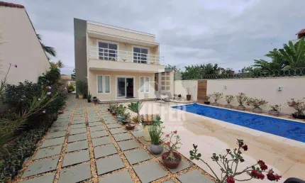 Casa com 4 quartos à venda, 303 m² por r$ 1.250.000 - jardim atlântico central (itaipuaçu) - maricá/rj