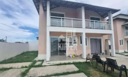 Casa com 2 dormitórios à venda, 70 m² por r$ 350.000,00 - jardim atlântico leste (itaipuaçu) - maricá/rj