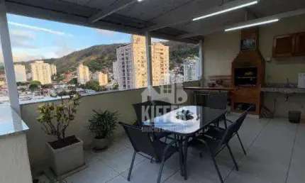 Cobertura com 3 quartos à venda, 169 m² por r$ 1.150.000 - santa rosa - niterói/rj